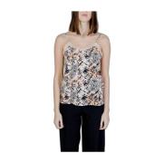 TieDye Silke Cami Top Stilfuld