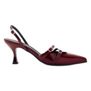 Joelle Onix Burgundy Læder Pumps