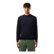 Merino Uld Rund Hals Sweater Navy