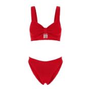 Rød Stretch Nylon Bonnie Bikini