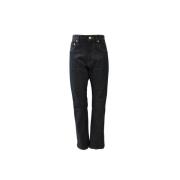 Slim Fit Mørk Denim Jeans