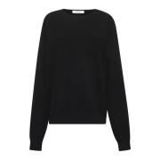 Sort Sweater Langærmet Top