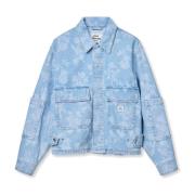 Oversized Denim Jakke Light Denim