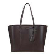 Bordeaux Hammered Leather Shopping Bag