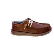 Brun læder loafers