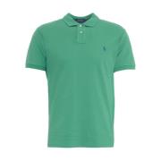 Grøn Polo Skjorte Slim Fit