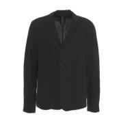 Sort Linned Blazer