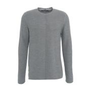 Grå Strik Pullover Sweater AW24