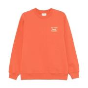 Orange Sweater Stilfuld Moderne Trendy