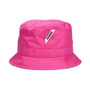 Neon Pink Ovalie Logo Bucket Hat