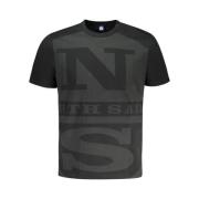 T-shirt med fedt logo print