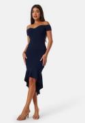 John Zack Off Shoulder High Dress Navy XL (UK16)