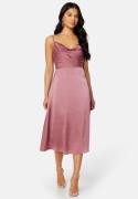 Bubbleroom Occasion Marion Waterfall Midi dress Old rose 46