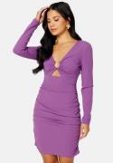 BUBBLEROOM Paris Cut Out Dress Purple XL