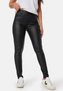 BUBBLEROOM High Waist Slim Coated Jeans  Black 44