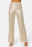 BUBBLEROOM Kira sparkling trousers Light beige XS