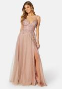 Christian Koehlert Glitter Evening Dress Glitter Pink 40