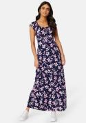 Happy Holly Tessie maxi dress  Navy / Floral 44/46S