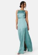 Bubbleroom Occasion Laylani Satin Gown Dark dusty green 38