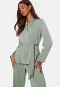 BUBBLEROOM Pilar Soft Satin  Blazer Dusty green 36