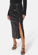 YAS Darkness HW Midi Skirt Black S