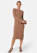 GANT Textured Knit Dress Roasted Walnut S