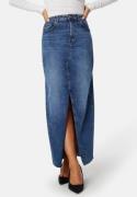 Pieces Pcjessie high waist ankle denim skirt Medium Blue Denim L