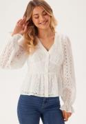 BUBBLEROOM Nettie Broderie Anglaise Blouse White 36