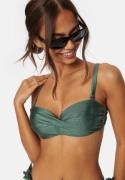 BUBBLEROOM Twisted Bikini Top Green 70A