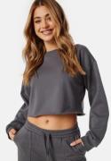 BUBBLEROOM Eliza Crop Sweatshirt Dark grey L