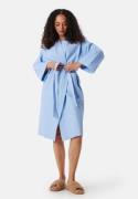 BUBBLEROOM Bonnie Cotton Waffle Robe Light blue S/M