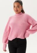 BUBBLEROOM Turtleneck Knitted Sweater Pink XS