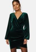 Bubbleroom Occasion Leija Velvet Dress Dark green XL