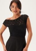 BUBBLEROOM Lace Top Black XS