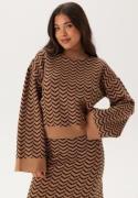 VILA Vilina Knit Pullover Tigers Eye XS