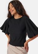 BUBBLEROOM Volume Sleeve Blouse Black L