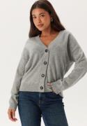 GANT Superfine Lambswool Cardigan Grey Melange XL