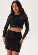 ONLY Onlspacy Ls Cropped Sequins To Black/Black sequins XL