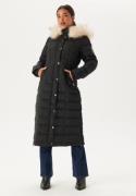 Chiara Forthi Champoluc Down Maxi Coat Black/Beige 40