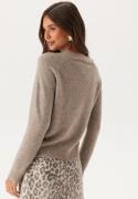 VERO MODA Vmdoffy LS O-Neck Blouse Moon Rock Detail:Melange XL