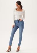 BUBBLEROOM  High Ankle Superstretch Jeans Light blue 36