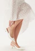 Steve Madden Kari Slingback White Patent 38