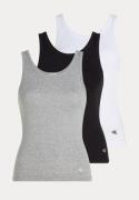 Calvin Klein Scoop Neck Cotton Tank 3pk 6H3 BLACK/WHITE/GREY HEATHER X...