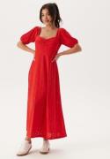 Happy Holly Broderie Anglaise Dress Red 36/38