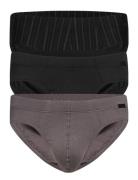 Cotton+ Brief 3-P Underbukser Y-front Briefs Grey Jockey