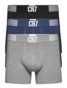 Cr7 Basic, Trunk, 3-Pack Boxershorts Multi/patterned CR7