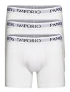 3Pk Base Bamboo Boxer Boxershorts White Panos Emporio