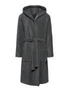 Hooded Bathrobe Morgenkåbe Badekåbe Grey Tommy Hilfiger