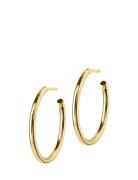 Hoops Earrings Medium Accessories Jewellery Earrings Hoops Gold Edblad