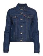 Original Trucker Clean Dark Au Jakke Denimjakke Blue LEVI´S Women